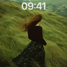 Whispering Hills Wallpaper with Wind-Swept Hair wallpaper for iPhone, iPad & Mac