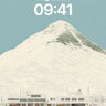 Silent Snowscape Wallpaper with Modern Retreat wallpaper for iPhone, iPad & Mac