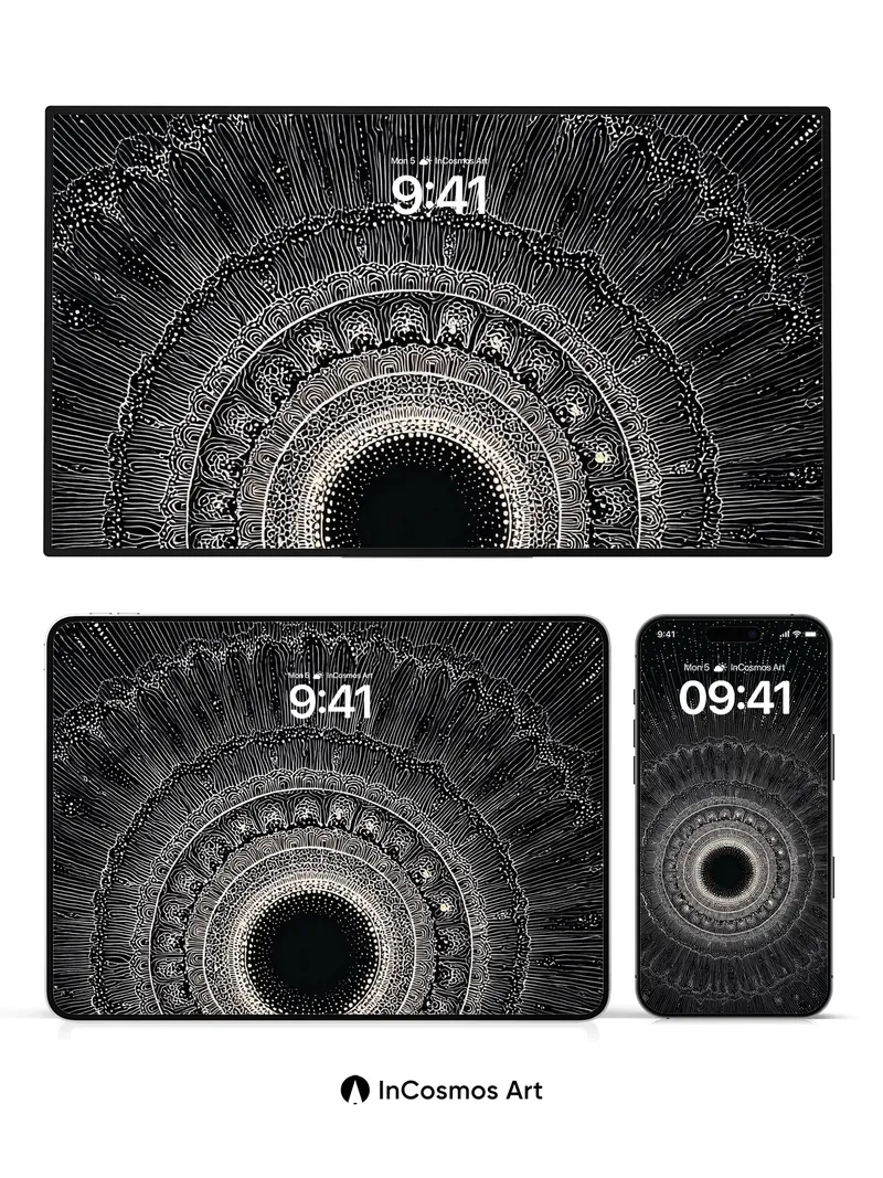 Cosmic Lattice Wallpaper with Infinite Depth