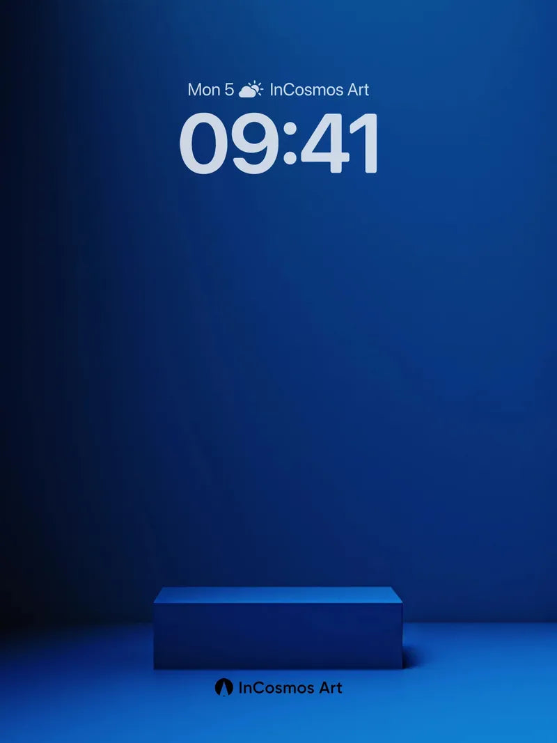 Deep Abyss Wallpaper with Silent Geometry