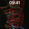 Electric Spiral Wallpaper with Neon Pulse wallpaper for iPhone, iPad & Mac