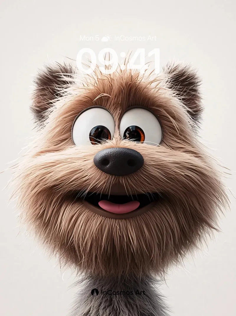 Playful Furball Wallpaper with Animated Gaze wallpaper for iPhone, iPad & Mac