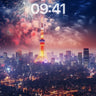 Crimson Reverie Wallpaper with Firework Symphony wallpaper for iPhone, iPad & Mac