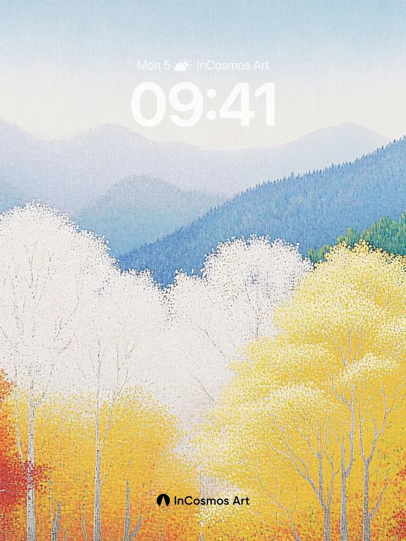 Autumn Hush Wallpaper with Whispering Canopies