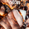 Amber Veil Wallpaper with Crystal Light wallpaper for iPhone, iPad & Mac