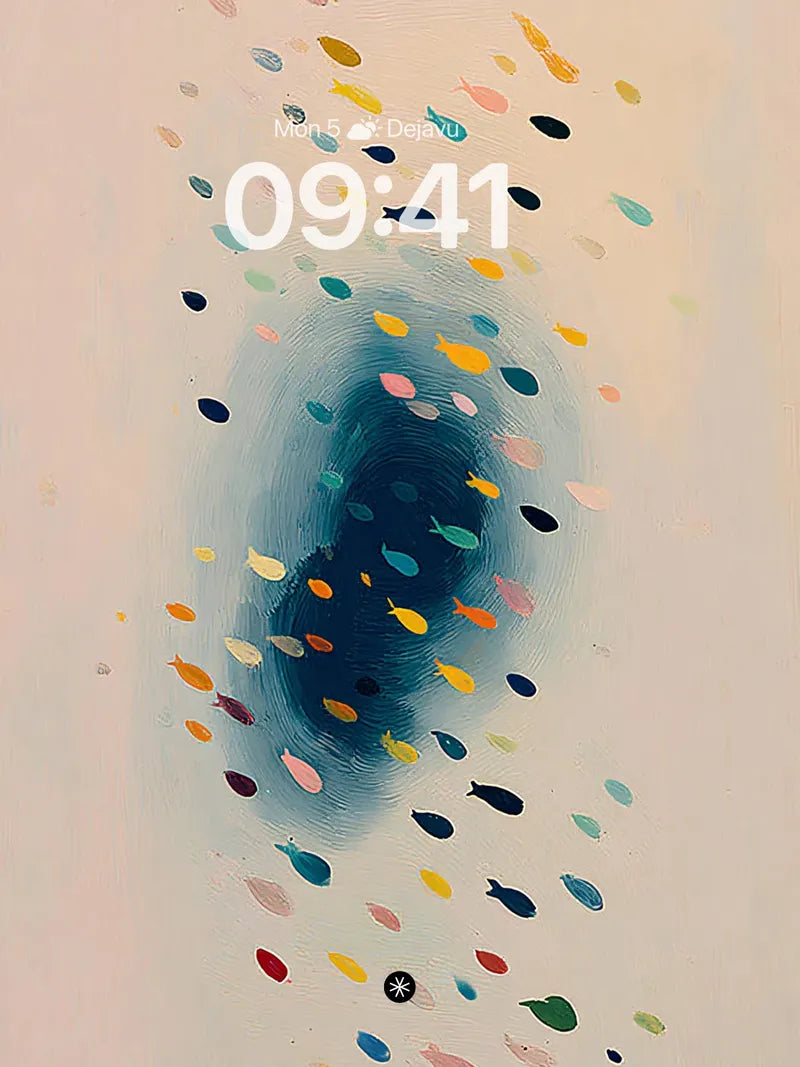 Colorful Fish Vortex Wallpaper wallpaper for iPhone, iPad & Mac