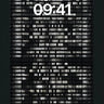 Nocturnal Grid Wallpaper with Flickering Windows wallpaper for iPhone, iPad & Mac
