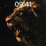 Feral Gold Wallpaper with Shadowed Roar wallpaper for iPhone, iPad & Mac
