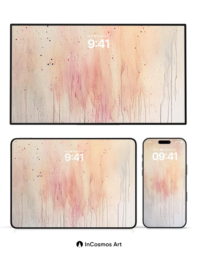 Sighing Drips Wallpaper with Faint Ember Traces