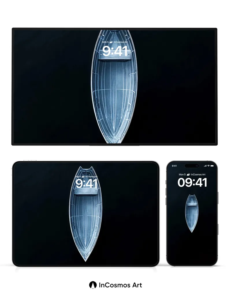 Silent Float Wallpaper with Midnight Hull