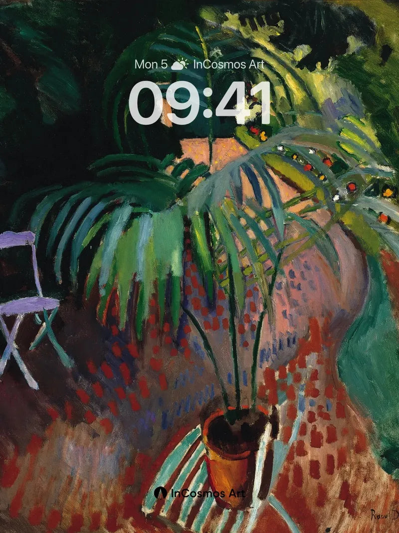 Lush Jungle Reverie Wallpaper with Matisse Touch