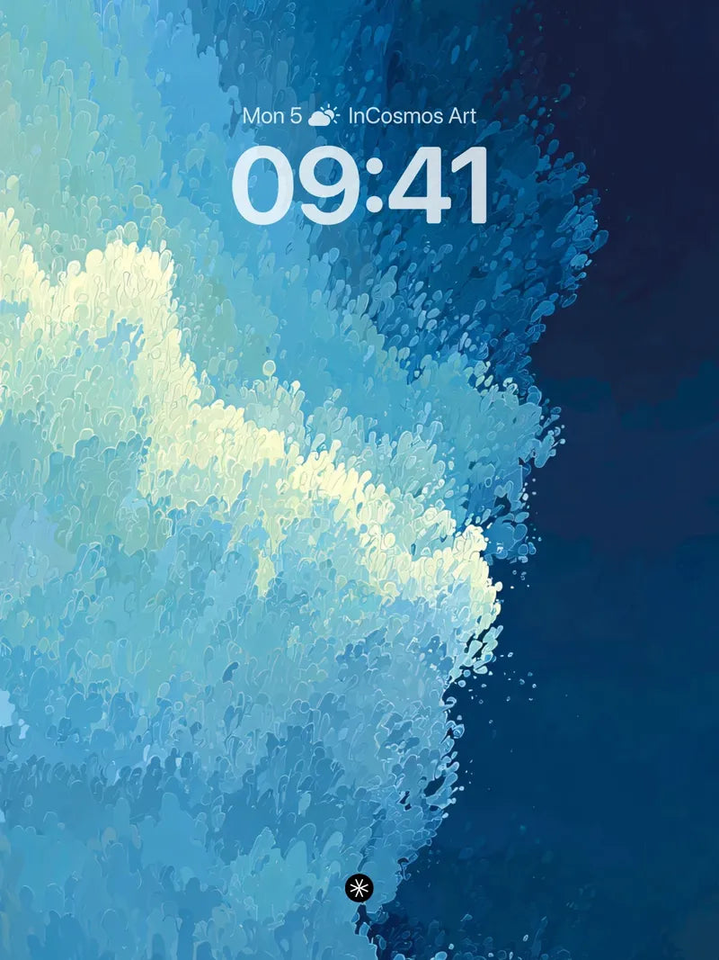 Serene Oceanic Gradient Background Wallpaper wallpaper for iPhone, iPad & Mac