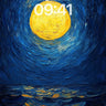 Luminous Spiral Wallpaper with Moonlit Water wallpaper for iPhone, iPad & Mac