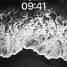 Serenity of Foam Wallpaper with Midnight Tides wallpaper for iPhone, iPad & Mac