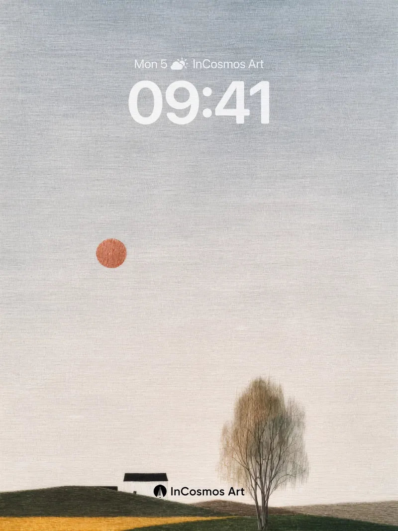 Quiet Solitude Wallpaper with Soft Horizon wallpaper for iPhone, iPad & Mac