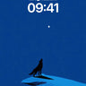Silent Howl Wallpaper with Moonlit Ridge wallpaper for iPhone, iPad & Mac