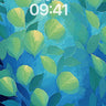 Ethereal Leaves Gradient Wallpaper wallpaper for iPhone, iPad & Mac