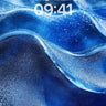 Liquid Night Wallpaper with Starlit Waves wallpaper for iPhone, iPad & Mac