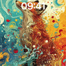 Whirlwind Fox Wallpaper with Cosmic Fur wallpaper for iPhone, iPad & Mac