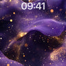 Luminous Veil Wallpaper with Golden Dust wallpaper for iPhone, iPad & Mac