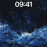 Cosmic Surge Wallpaper with Starlit Tides wallpaper for iPhone, iPad & Mac