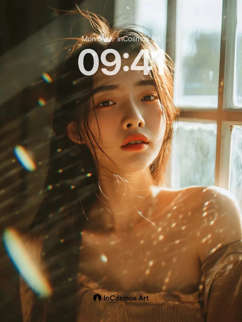 Sunlit Silence Wallpaper with Prism Dust wallpaper for iPhone, iPad & Mac