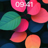 Neon Bloom Wallpaper with Living Hues wallpaper for iPhone, iPad & Mac