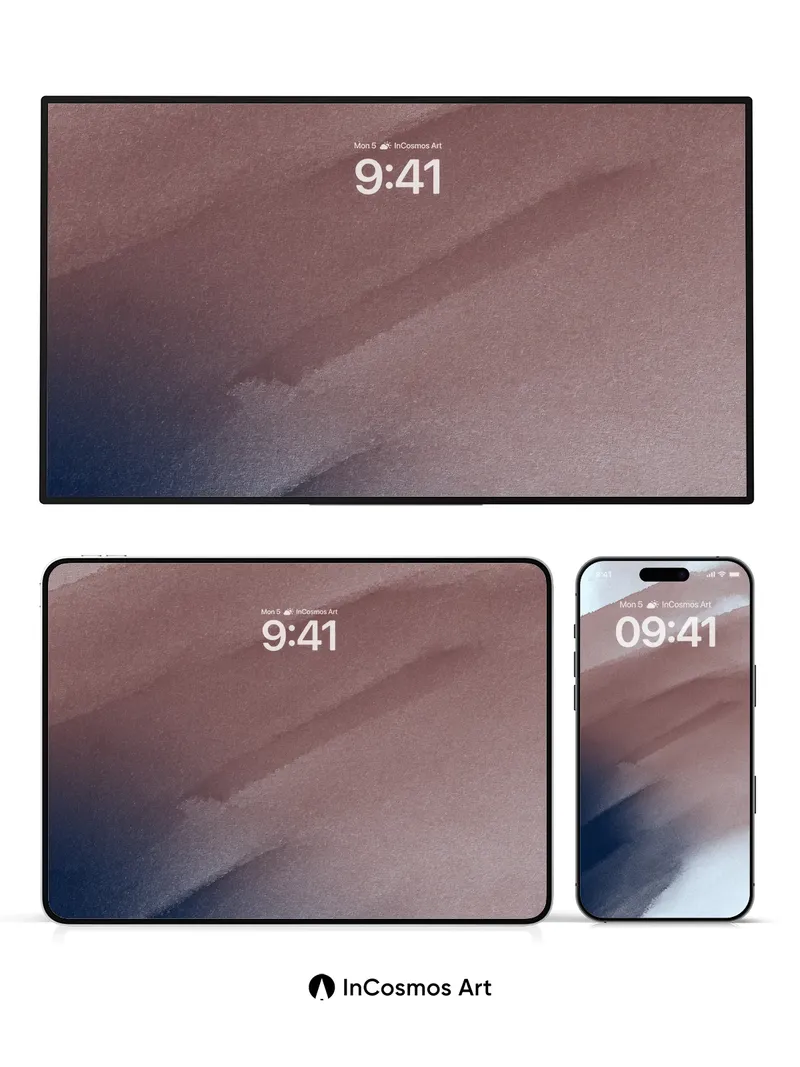 Serene Horizon Wallpaper with Soft Gradient