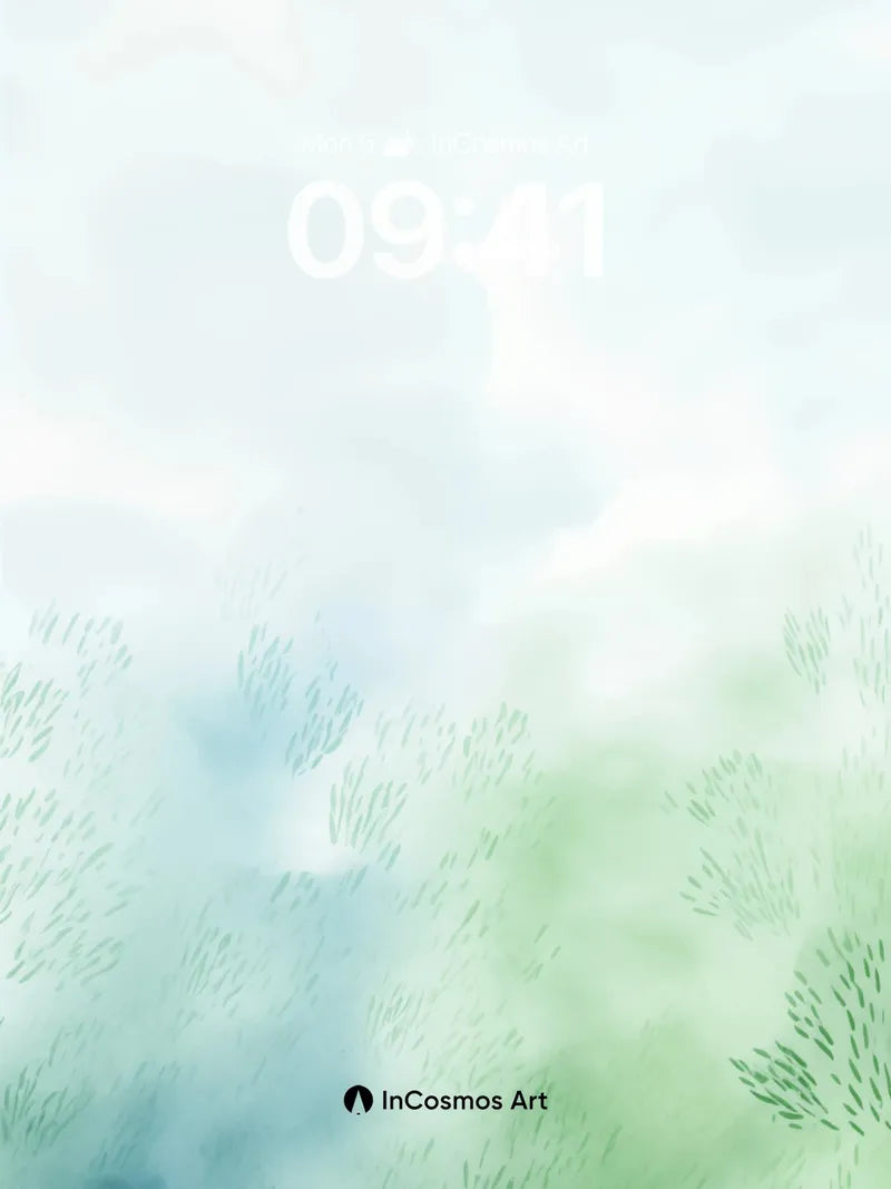 Mist-Woven Forest Wallpaper with Ethereal Light