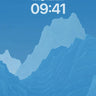 Serene Gradient Mountain Wallpaper wallpaper for iPhone, iPad & Mac