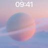 Serenity Ringed Planet Wallpaper with Ethereal Horizon wallpaper for iPhone, iPad & Mac
