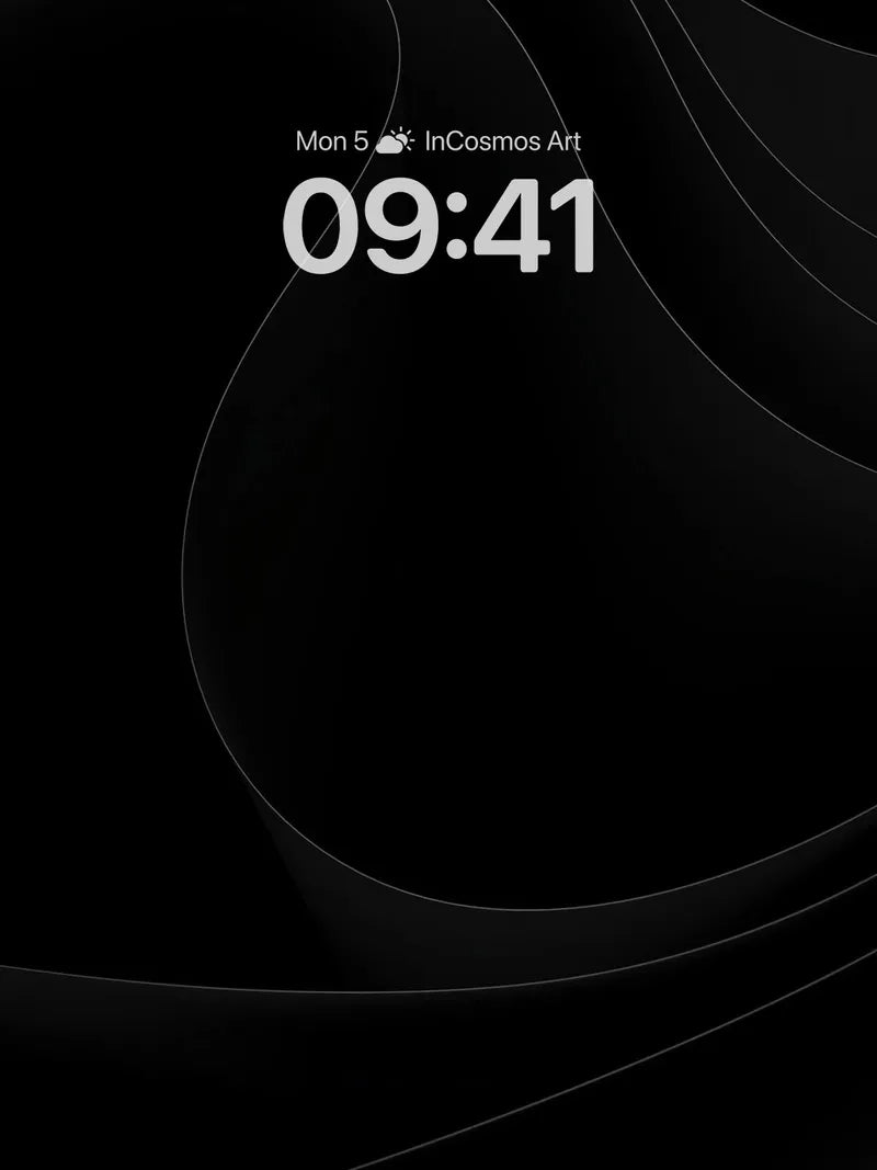 Silken Void Wallpaper with Ghost Lines