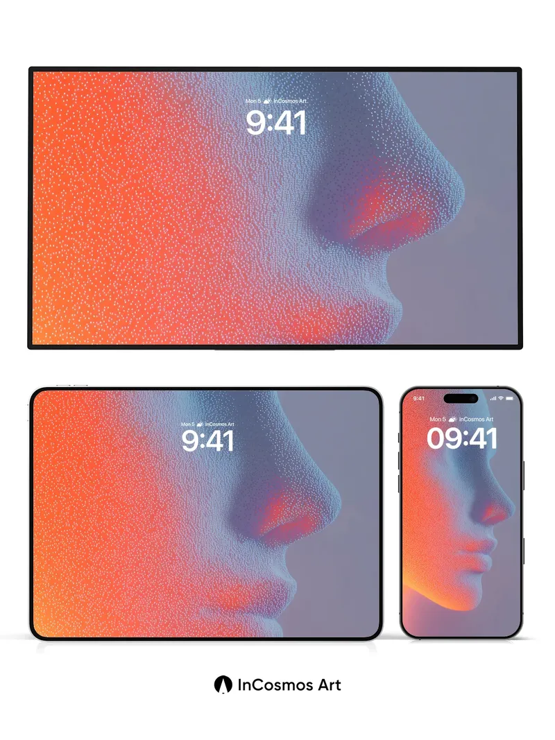 Neon Hush Wallpaper with Pulse Light