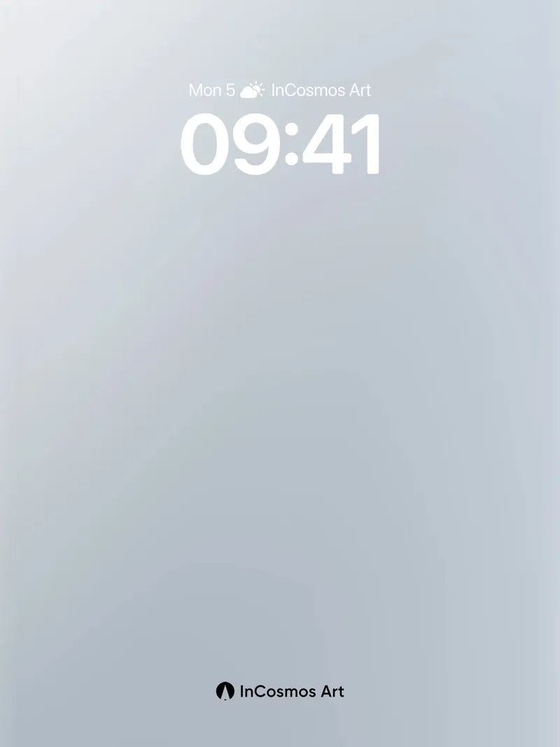 Silent Gradient Wallpaper with Ethereal Light