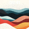 Desert Mirage Wallpaper with Polka-Dot Echoes wallpaper for iPhone, iPad & Mac