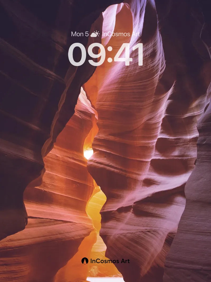 Sunlit Canyon Wallpaper with Whispering Stone