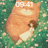 Serenity in Fur Wallpaper with Sleeping Giant wallpaper for iPhone, iPad & Mac