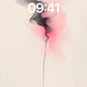 Sighing Smoke Wallpaper with Crimson Veil wallpaper for iPhone, iPad & Mac