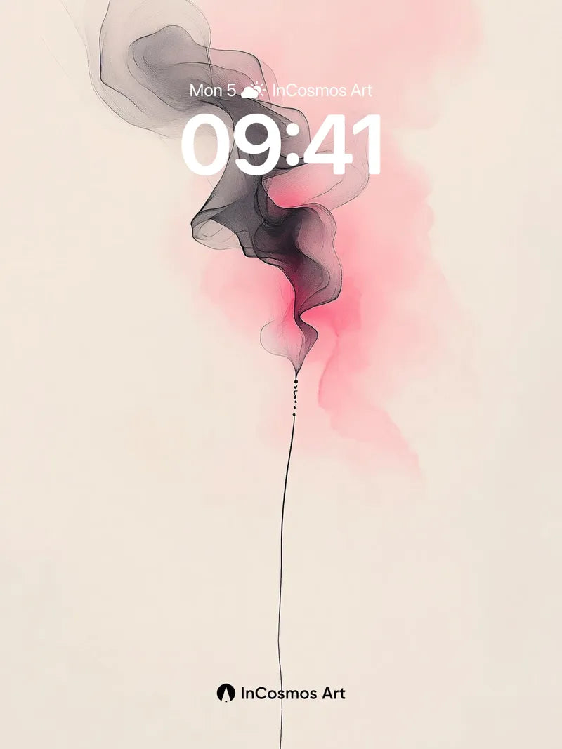 Sighing Smoke Wallpaper with Crimson Veil