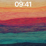 Crimson Horizon Wallpaper with Textured Light Flow wallpaper for iPhone, iPad & Mac