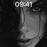 Shadowed Gaze Wallpaper with Rain-Kissed Skin wallpaper for iPhone, iPad & Mac