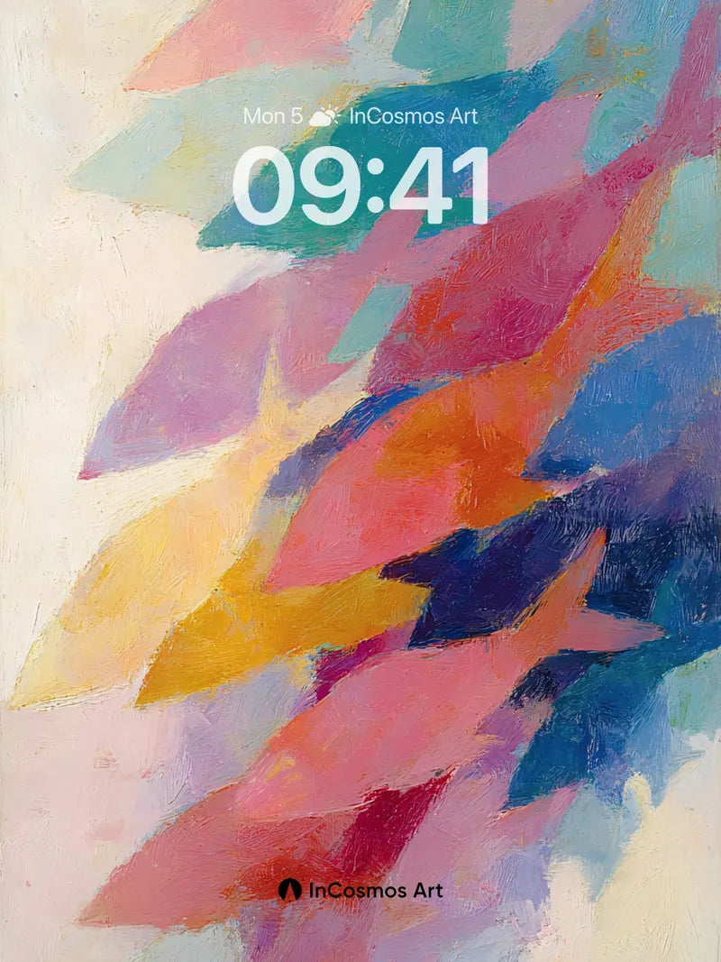 Whispering Color Fields Wallpaper with Soft Edges