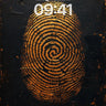 Golden Spiral Wallpaper with Textured Darkness wallpaper for iPhone, iPad & Mac