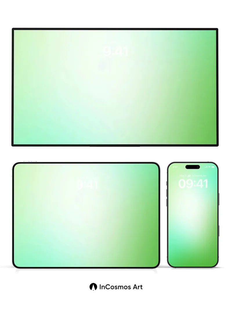 Luminous Gradient Wallpaper with Soft Hues