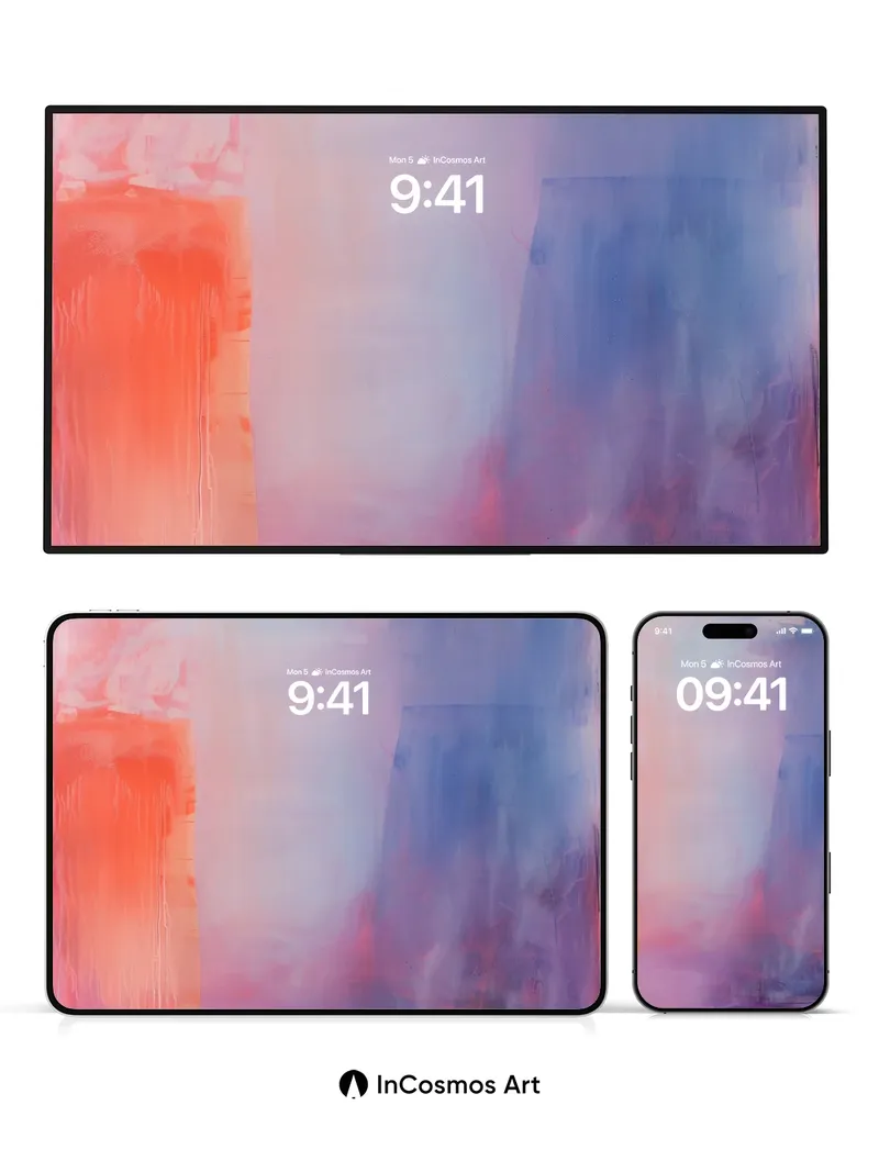 Luminous Hush Wallpaper with Ethereal Veils