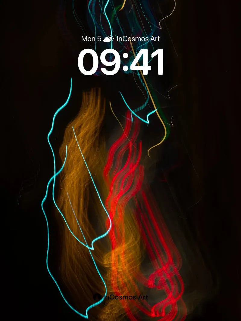 Neon Pulse Wallpaper with Electric Veins
