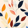 Autumn Whispers Wallpaper with Floating Leaves wallpaper for iPhone, iPad & Mac