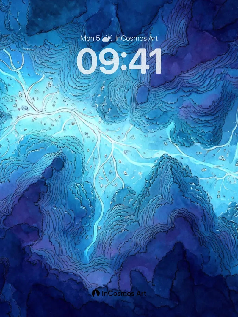 Electric Abyss Wallpaper with Thunderveins