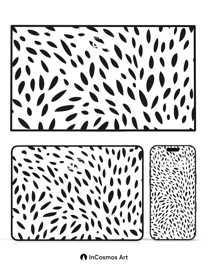 Whispering Leaves Wallpaper with Hidden Rhythm