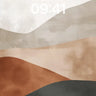 Earthy Hush Wallpaper with Soft Waves wallpaper for iPhone, iPad & Mac